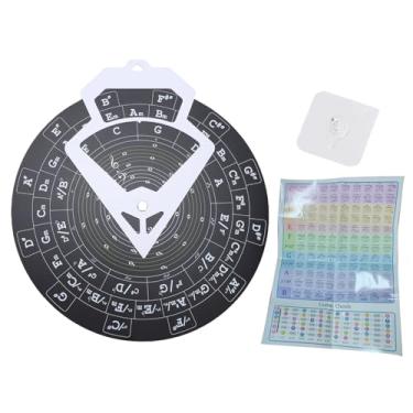 Imagem de RiToEasysports Círculo da Roda Dos Quintos, Parede Suspensa o Timbre Diagrama Musical Teoria Guia para Aprendizado de Piano de Guitarra para Todos Os Níveis (RMT-A10B (preto))