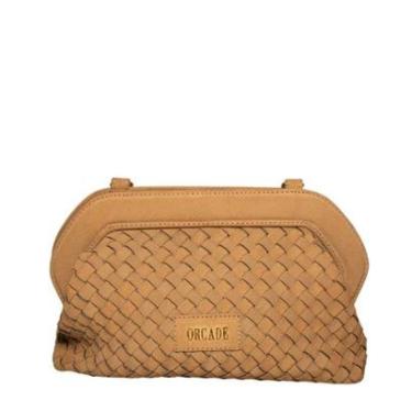 Imagem de Bolsa Orcade Tiracolo Caramelo Corrente Dourada-Unissex