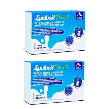 Imagem de Kit c/2 lactosil flora 30 capsulas cada - APSEN