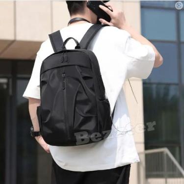 Imagem de Mochila Bolsa Masculina Notebook Impermeável Reforçada - Bezzter
