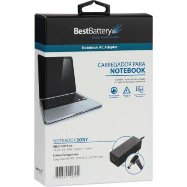 Imagem de Fonte Carregador para Notebook Sony Vaio VJF153F11 - BestBattery, 39 W