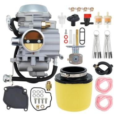 Imagem de Carburador 0470-352 adequado para Arctic Cat 250 300 400 500 1998-2001 2x2 2x4 4x4 ATV, Suzuki Quadrunner 500 LT-F500F LTF500F, substitui 0470-352 0470-352 0470-352 62 04 70-348 0470-367