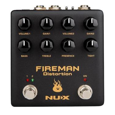 Imagem de Pedal De Efeito Nux Fireman Distortion  Be-Overdrive 