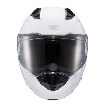 Imagem de Capacete Motociclista Texx Escamoteável Kratos Solido, Solido Branco B