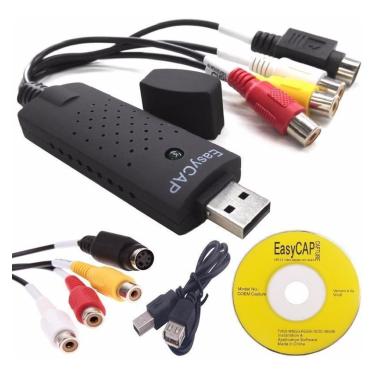 Imagem de Placa De Captura Vídeo Usb Easycap Áudio-Vídeo Notebook Pc