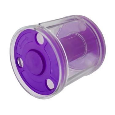 Imagem de Generic Enrolador de fitas de ginástica rítmica, caixa de armazenamento de fitas de dança, equipamento de ginástica para atividades ao ar livre, treinamento e, Roxo