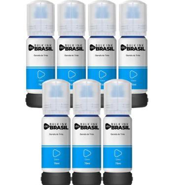 Imagem de Kit 7 Tintas Para Epson L4160 L4150 T504 L6171 L6161 L6191 T504 - Bulk