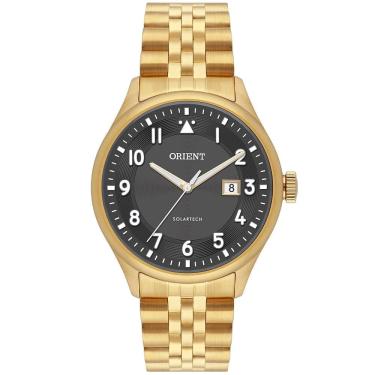 Imagem de Relógio Orient Masculino Ref: Mgss1309 G2kx Casual Solar Dourado