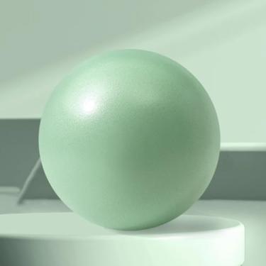 Imagem de Pequena bola de Pilates de 23 cm pequena bola de exercícios mini bolas de ioga para academia, ioga, treinamento básico, fitness, treino, estabilidade, melhora o equilíbrio (azul)