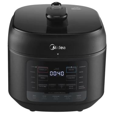 Imagem de Panela de Pressão Elétrica 5L Midea NutriPro Preta - PPD5