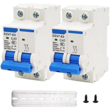 Imagem de Disjuntor miniatura weideer DZ47-63 C40 230V/400V 40A