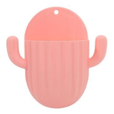 Imagem de Fafeicy Prateleira de Pasta de Dente, Rack de Armazenamento Montado na Parede para Controle Remoto de Telefone Celular para Escova de Dentes para Banheiro e Sala de Estar