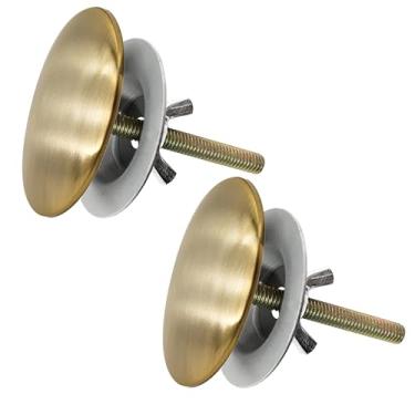 Imagem de Westbrass D202-19 Tampa para pia de cozinha de 5 cm, bronze champanhe (pacote com 2)