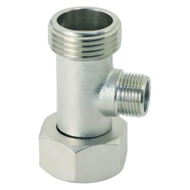 Imagem de Adaptador de tubo de 2,7 cm x 0,9 cm x 1,9 cm T - Divisor de 3 vias para máquinas de gelo, máquinas de lavar louça, tanques de vaso sanitário, torneiras, lavadoras de vidro e linhas de água para
