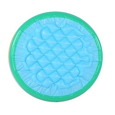 Imagem de Piscina Adorável de Bebês, Especialmente Projetada para Crianças, Bebês e Menino Com 3 Anel de Ar Colorido e Piso Inflável Macio, Design de Cores Brilhantes, Feita de PVC (S)