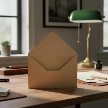 Imagem de Envelope Bico Kraft Pardo 10,5x15,5 Cm 50 Unidades