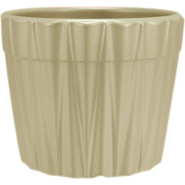 Imagem de Cachepô Vaso Decorativo Planta Home&co Cerâmica 10x12 Bege