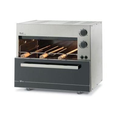 Imagem de Churrasqueira Ranch à Gás 3 Espetos Easy Clean Fischer Branco Bivolt