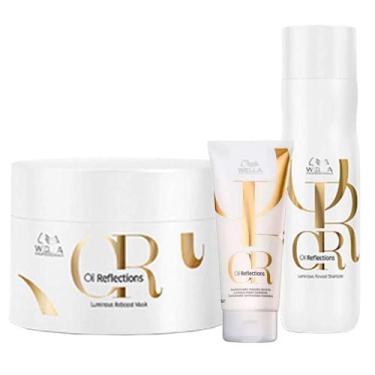 Imagem de Wella Professionals Oil Reflections Kit  Shampoo + Condicionador + Más