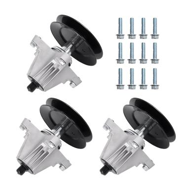 Imagem de BZLINQUAN Conjunto do eixo do cortador de grama 618P09236 137.2 cm compatível com Cub Cadet ZT1-54 ZT2-54 ZT1-54P XT1-GT54 Craftsman T85 T100 Z5800 137.2 cm Troy-Bilt Mustang Z54 Mustang ang 54XP #618