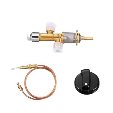 Imagem de Kit de válvula controle gás para lareiras a baixa pressão - substituição termopar 5/8-18UNF