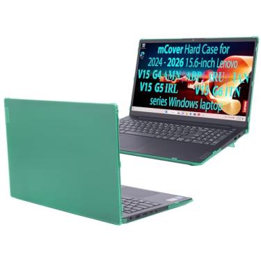 Imagem de mCover A capa é compatível apenas com notebook Windows Lenovo V15 G4/G5/G6 Series 2024-2026 de 15,6 polegadas (com dobradiça de 180°, não serve para nenhum outro modelo Lenovo) - verde