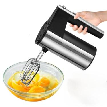 Imagem de Batedeira planetaria,Batedeira Elétrica Inox de Mão Profissional Batedor de Elétrico 110V