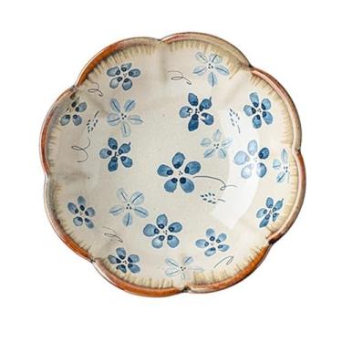 Imagem de prato de lanche Pratos de cerâmica para petiscos são ideais para servir molhos, condimentos, nozes, sobremesas, etc tigela de sopa