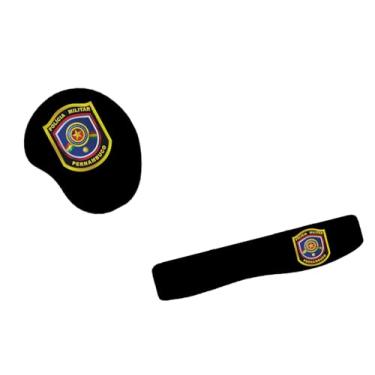 Imagem de Kit Mouse Pad e Apoio de Teclado PM Pernambuco