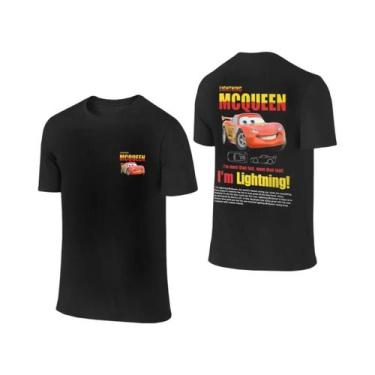 Imagem de Camiseta De Casal Lightning McQueen Sally De Verão Com Estampa Dupla F