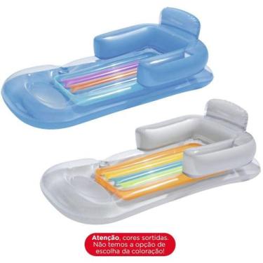 Imagem de Boia Colchão Bronzeador Inflável Bestway Fashion Lounge 43028 157x89cm