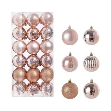 Imagem de Bolas De Natal De 3CM 36 Peças Decoração De Árvore Pendentes Para Fest