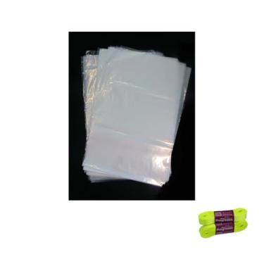 Imagem de Kit Saco BD 14x20 Vácuo e Pedrinhas 1kg com Fita Cetim Impressa 15mm x 10mts