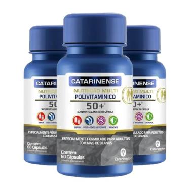 Imagem de Kit 3 Polivitamínico Sênior +50 Catarinense 60 Cápsulas