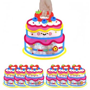 Imagem de MITOB Pacote com 20 sacos pequenos reutilizáveis fortes e reutilizáveis para janela transparente, bolsa de pé, fecho de zíper, embalagem de presente a granel para doces, petiscos, armazenamento de