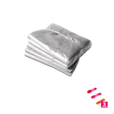 Imagem de Kit Saco BD 30x50x15 Para Gelo + Fita Cetim 22mmx10mts