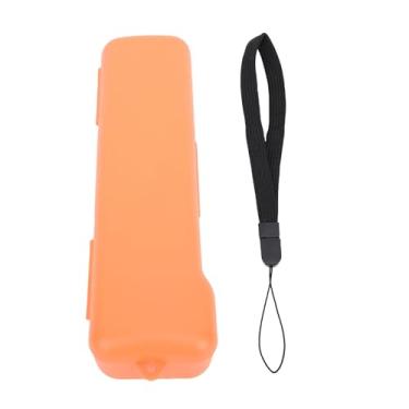 Imagem de Capa protetora adequada para câmera de ação de bolso 3 Protetor de câmera portátil anticolisão e antiarranhões com alça ajustável e acolchoamento interno macio para uso externo (Laranja)