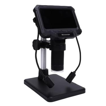 Imagem de Cryfokt Microscópio Digital HD de Ampliação 1000X Com Tela de 4,3 "para Inspeção de Moedas, Luzes LED e Cartão TF de 32 GB para Adultos, Solda