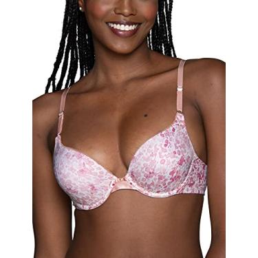 Imagem de Vanity Fair Sutiã push-up feminino Ego Boost tamanho extra (+ 1 copo), Estampa Sunset Splash, 38B