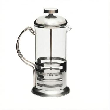 Imagem de Cafeteira Prensa Francesa Cremeira de Vidro e Inox 350 ML Preparo de Café Manual Aromático e Prático