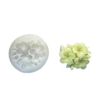 Imagem de Molde de silicone Flor de Jasmim forma para velas de flores biscuit gesso resina sabonete