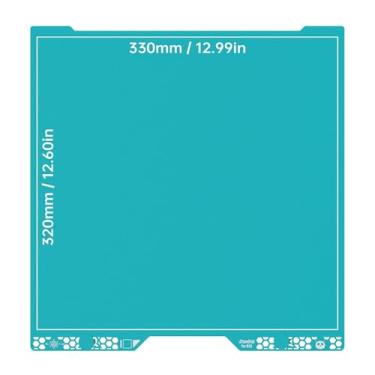 Imagem de Placa de construção CryoGrip Pro Glacier Sheet Spring Steel, compatível com peças de impressora 3D Bambu Lab H2D/H2S/H2C(Glacier-H2C,1 PC)