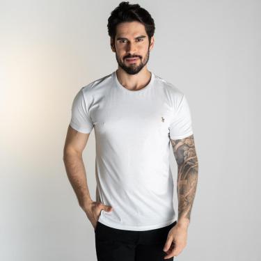 Imagem de Camiseta Ralph Lauren Pima Colored Branca-Masculino