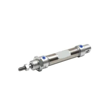 Imagem de PXNQMTJM MA32X25 50 75SCA Pneumático Aço Inoxidável Furo do Cilindro 32 mm 10-300 mm Curso Dupla Ação Mini Cilindro Redondo MA32x100S-U-CM (MA32X125S, Tipo Pivô CA)