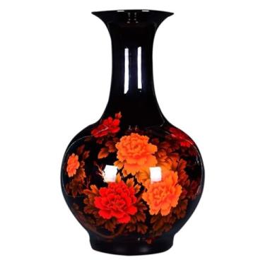 Imagem de Vaso decorativo de cerâmica moderna de alta qualidade para decoração de casa, casa, casamento, sala de estar, quarto, escritório, mesa de cerâmica