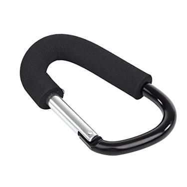 Imagem de Generic Clipe para Carrinho de bebê, Mosquetão Resistente Com Carga Máxima de 3kg, para Pendurar Sacos de Fraldas, Garrafas de água, Chaves No Carrinho de bebê (14 * 8 cm)