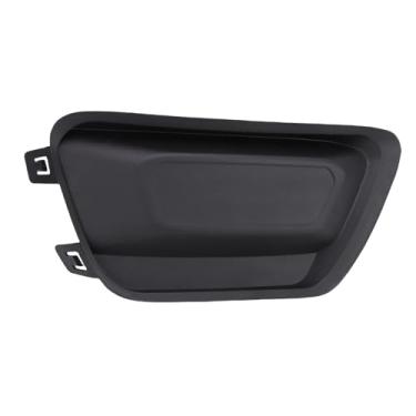 Imagem de aqxreight Tampa da Luz de Nevoeiro Moldura Elegante Preto Abs Pára-choque Dianteiro Lâmpada de Nevoeiro Guarnição Capa para Carro (Direito FL3Z16490DA)