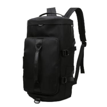 Imagem de AXPTI Bolsa de armazenamento de grande capacidade, bolsa de viagem, bolsa de mão, à prova d'água, bolsa de mão Oxford feminina, Preto, One Size