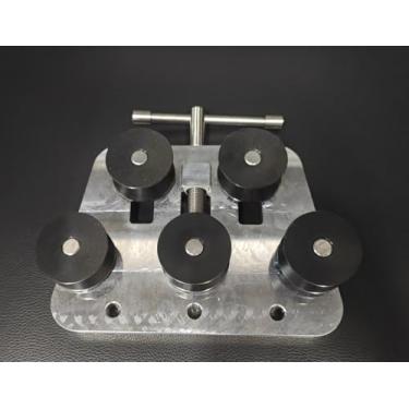 Imagem de Mouuy Ferramenta de alisamento de tubos multiuso profissional | para diâmetros de 3/40.6 cm a 2.5 cm | Funciona em cobre, alumínio, aço, linhas de combustível e reparo de tubo dobrado | Kit de