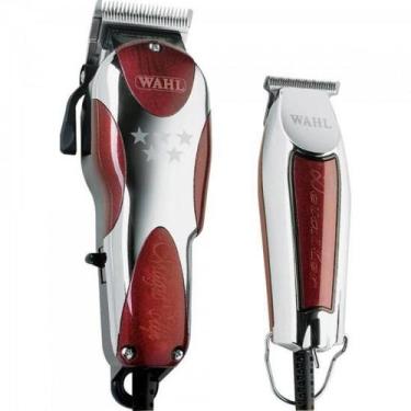 Imagem de Kit de Máquina de Corte e Acabamento Wahll e Detailer 127V